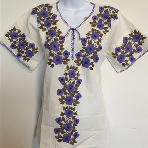 Gorgeous hand embroidered blouse